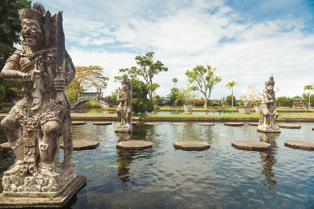 Water Palace of Tirta Gangga at Karangasem, Bali
