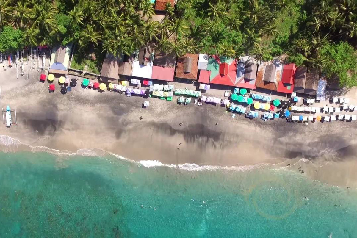 Virgin Beach at Karangasem Bali 