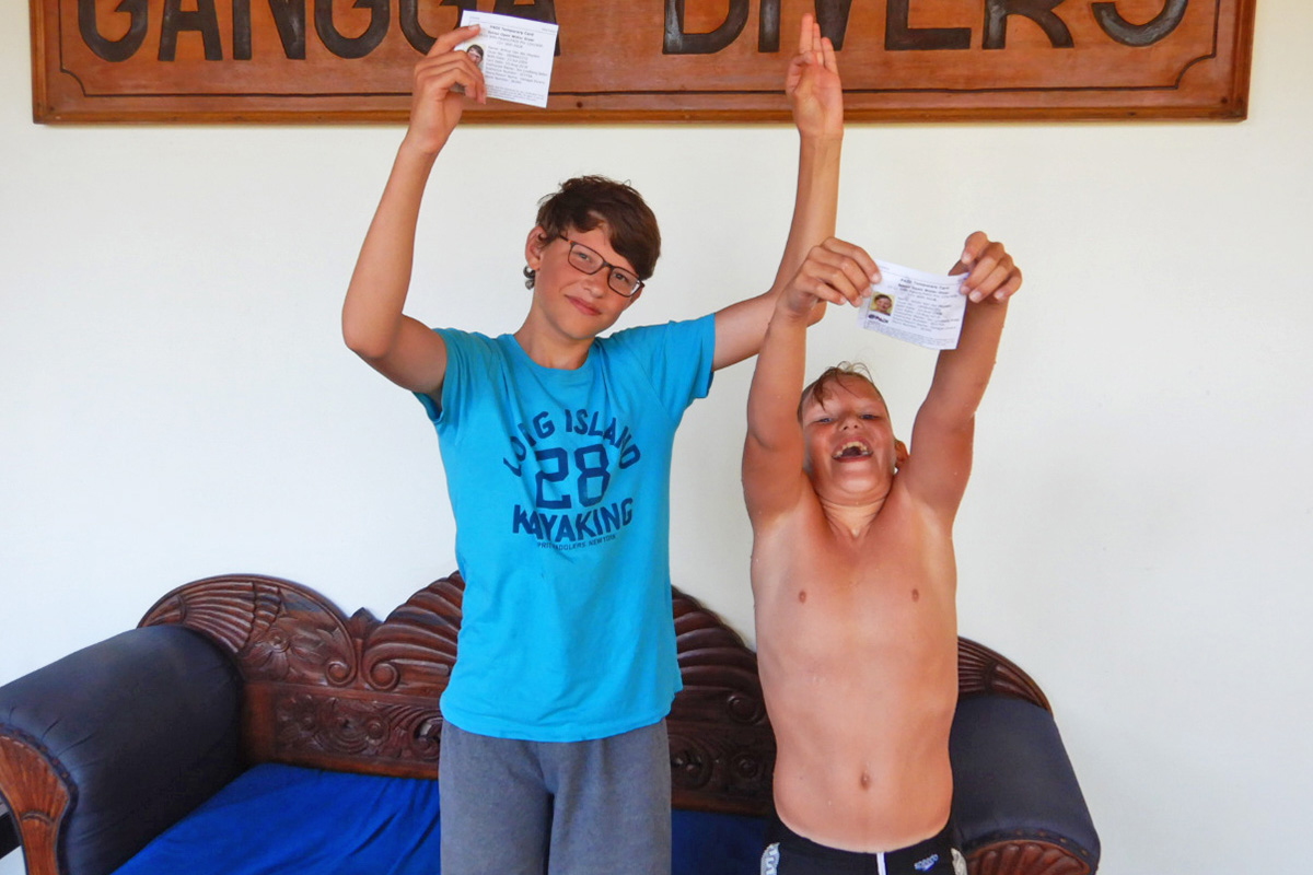 PADI Junior Scuba Diver in Candidasa, Bali